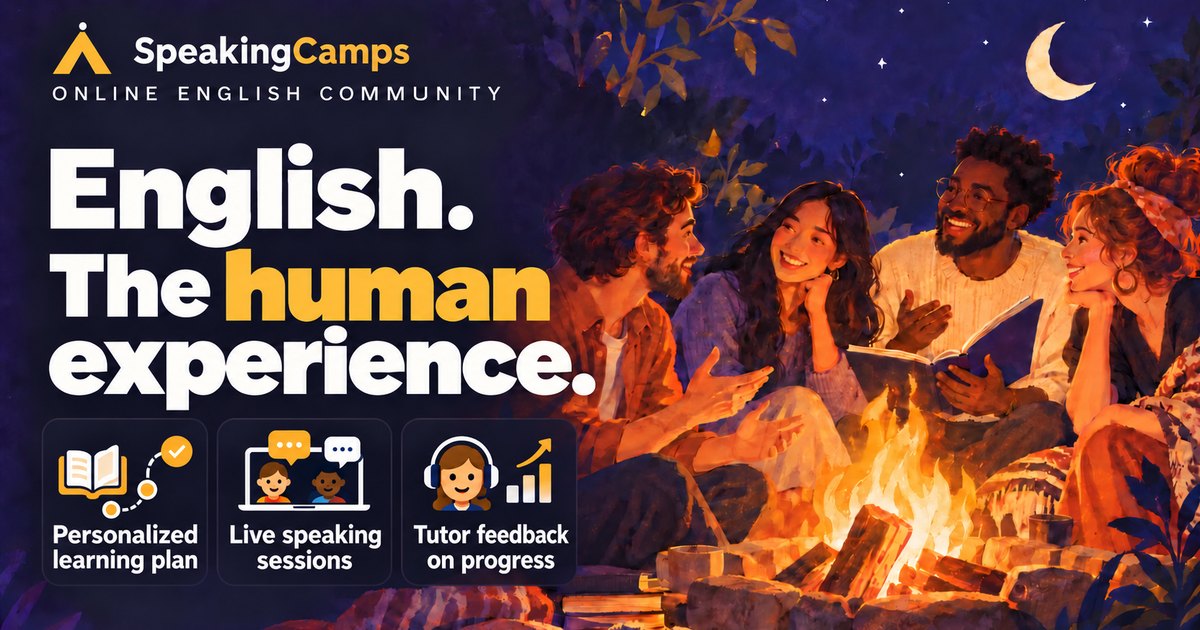 SpeakingCamps - English. The human experience.
